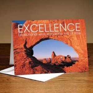  Successories Excellence Rock Bridge 25 Pack Greeting Cards 