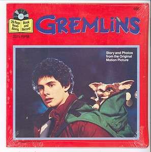 GREMLINS READ ALONG ADVENTURE BOOK & RECORD MINT CONDITION  