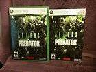 case manual only no game xbox 360 aliens vs predator