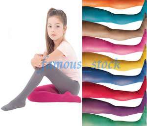 20 Den Kids Child Pantyhose Multi Color Choose Pantyhose Tights Full 