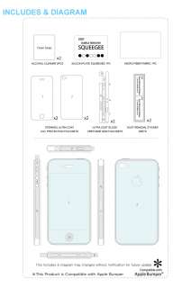   for Apple iPhone 4 (High Definition Full Body Protection Film Set