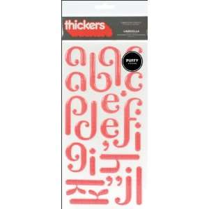  Thickers Puffy Vinyl Alphabet Stickers 5.625X11   627686 