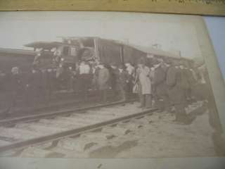 Train Wreck Railroad Crossing Boudoir Cabinet Photos RR  