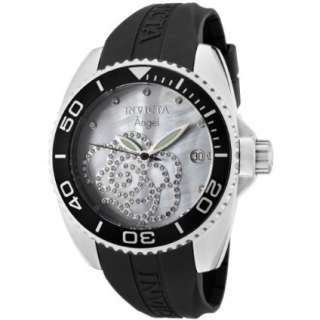 0487 Angel Collection Cubic Zirconia Accented Polyurethane Watch 