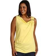 Calvin Klein   Plus Size Sleeveless Bias Pleated Top