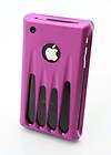 WICKED METAL JACKET APPLE IPHONE 3G/3GS AIRCRAFT ALUMINUM CASE PURPLE