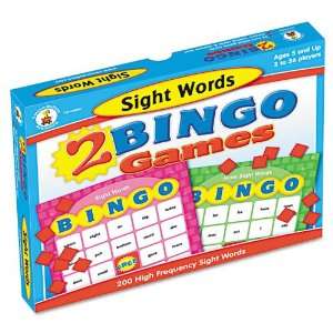  Dellosa Publishing  2 Bingo Games, Sight Words and More Sight Words 