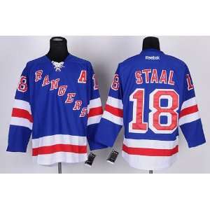  Marc Staal Jersey New York Rangers #18 Blue Jersey Hockey 