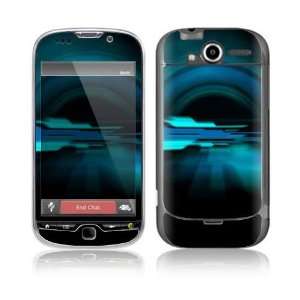 Abstract Future Night Blue Decorative Skin Cover Decal Sticker for HTC 