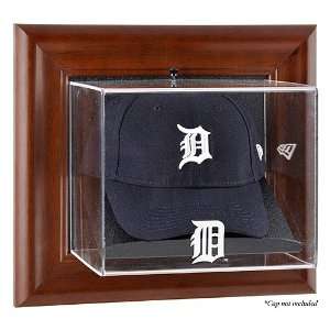   Detroit Tigers Framed Wall Mounted Logo Cap Case
