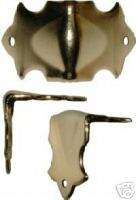 ANTIQUE TRUNK   EDGE CLAMP, Brass, Replacement, # 2  