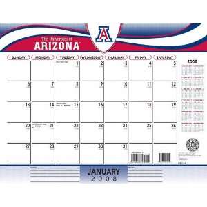 Arizona Wildcats 2008 Desk Calendar 