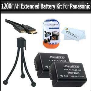  2 Pk Battery Kit For Panasonic Lumix DMC FZ100 DMC FZ40 