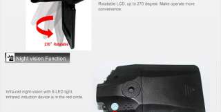 1280 Camcorder CAR DVR Monitor Video Camera Recorder CCTV 2.5 LCD 