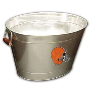  Cleveland Browns NFL Oval Shapped Metal Ice Bucket Sports 