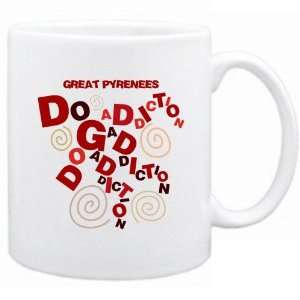    New  Great Pyrenees Dog Addiction  Mug Dog
