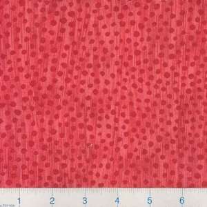   Rhythm in Motion Dots Red Fabric By The Yard Arts, Crafts & Sewing
