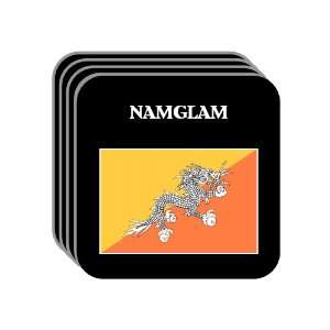  Bhutan   NAMGLAM Set of 4 Mini Mousepad Coasters 