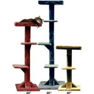  Open Tray Cat Tree  Color BURGUNDY  Size 80 INCH 