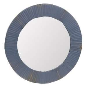  25 Round Blue Mirror (Antique Midnight Blue) (25H x 25W 