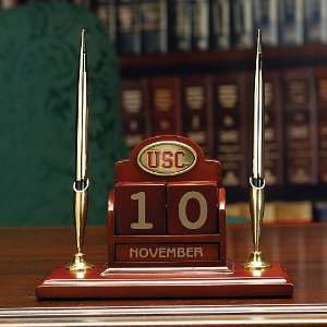  Memory Company USC Trojans Perpetual Desk Calendar Sports 