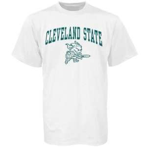  Cleveland State Vikings White Youth Bare Essentials T 