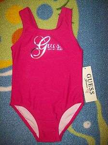 Guess Swimsuit Swimwear Toddler Girls One Piece Pink Size Select 2T 3T 