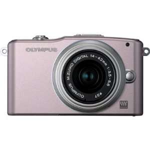  E PM1 Pen Mini Digital Camera (Pink) with 14 42mm Lens 