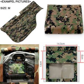 Pro Rain Cover Digital SLR Camera Camcorder CAMOUFLAGE for Pentax 