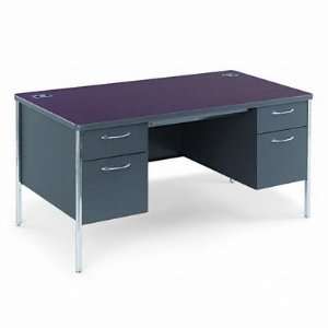  HON COMPANY 88962NS Mentor Series Double Pedestal Desk 60w 
