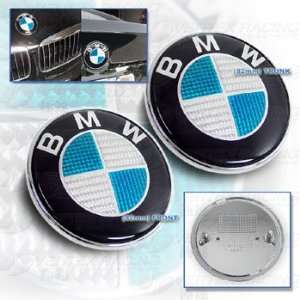 BMW 92 99 E36 3 Series & M3 Carbon Fiber Hood Trunk Roundel Emblem 