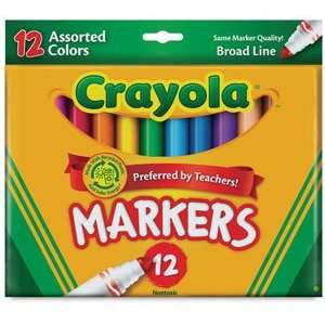  Crayola Classic Original Marker Sets   Assorted Colors, Set 