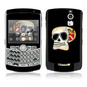  BlackBerry Curve 8300/8310/8320 Skin Decal Sticker   Skull 