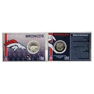  Denver Broncos Team History Coin Card