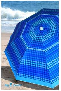 Nautica 7 Beach Umbrella Sun Rain Shelter Tent Canopy Patio Portable 