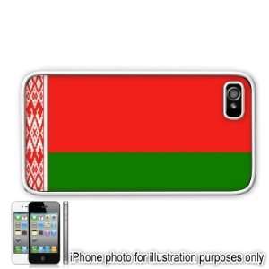  Belarus Flag Apple Iphone 4 4s Case Cover White 