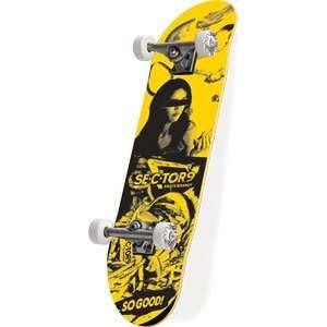  Sector 9 So Good Complete Skateboard   7.75x31.5 Sports 