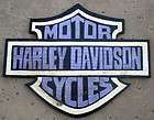 Harley Davidson Lawn Sign Hand Painted  