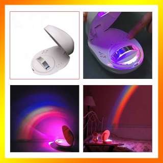 Room Romantic Rainbow Projector LED Night Lights Lamp  