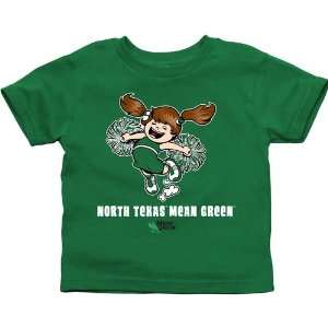   Mean Green Toddler Cheer Squad T Shirt   Green