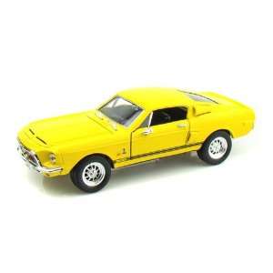  1968 Shelby GT500 KR 1/24 Yellow Toys & Games