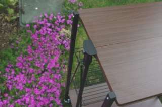 Modern Stylish Wood Stainless Steel Folding Table Cart  