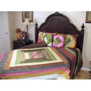 Indian Style Luxury Bedding Bohemian Brocade Decorative Coverlet 5P 