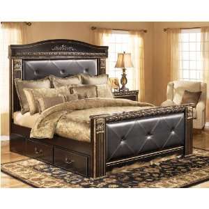  Ashley Furniture Coal Creek Upholstered Mansion Bed