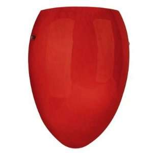   Wall Sconce Kit, Red Cirrus Glass (Shade Only)