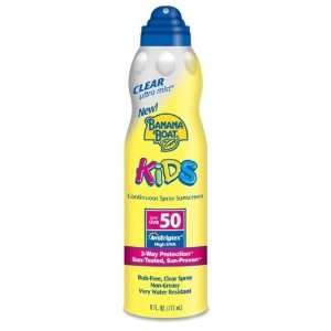 Banana Boat Kids Continuous Spray Sunscreen Mist SPF 50 6 Oz (Case of 