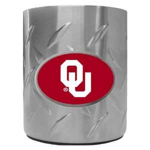  Oklahoma Sooners NCAA Team Logo Diamond Plate Beverage 