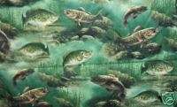 TROUT BIG MOUTH BASS VALANCE FRESH WATER FISH NEW  