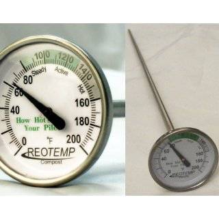  Heavy Duty Compost Thermometer   36 Stem, Dual scale F 