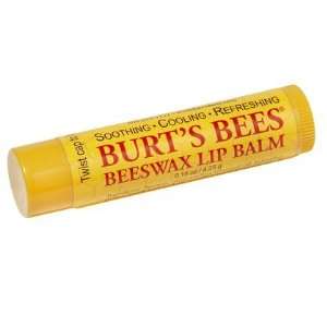  Burts Bees Beeswax Lip Balm Tube   .15 OZ (Pack of 6 